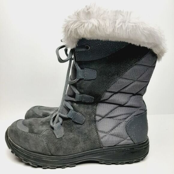 COLUMBIA Ice Maiden ll Lace-up Snow Winter Boots Waterproof Insulated Sz 7.5 - Picture 6 of 15